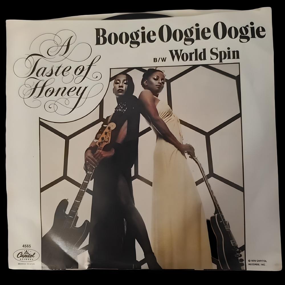A Taste of Honey Vinyl Record - Black and White